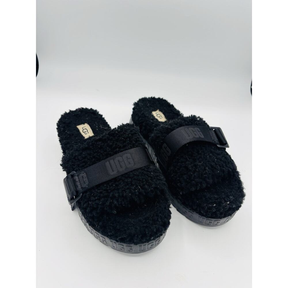 UGG Australia Fluffita Slipper‎ for Women, Size US 8 Black
